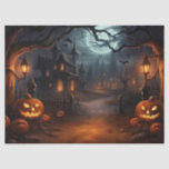 Papier Mousseline Magnifique Découpage Halloween Éffrayant<br><div class="desc">Ces Belles feuilles de papier Tissu de Château Éffrayant Haunted sont parfaites pour Halloween et spécialement conçues pour ceux d'entre vous qui sont dans l'Artisanat, Découpage et Junk Journaling, mais ils feront aussi un grand emballage cadeau! Merci pour visiter et magasiner mon magasin! Tout mon amour, fluide, numérique, pointillé et...</div>