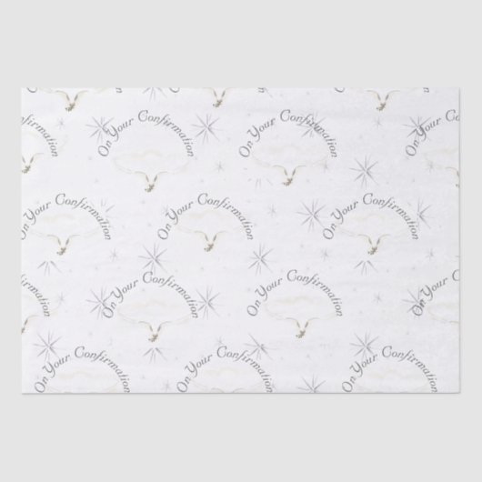 Papier Mousseline Magnifique sacrement de la confirmation (Recto)