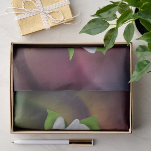 Papier Mousseline Magnolia (Cadeau)