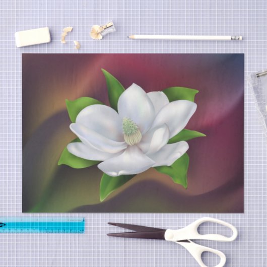 Papier Mousseline Magnolia (Artisanat)