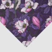 Papier Mousseline Magnolia en floraison et tireur 4 (Détail)