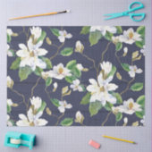 Papier Mousseline Magnolia Floral Ferme Marine Découpage en bois (Artisanat)