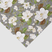 Papier Mousseline Magnolia Floral Mariage (Détail)