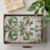 Papier Mousseline Mahjong Noël (Cadeau)