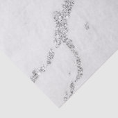 Papier Mousseline Maillot gris parties scintillant argent accent par (Détail)