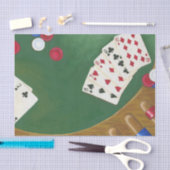 Papier Mousseline Main de poker de gain six à Dix (Artisanat)