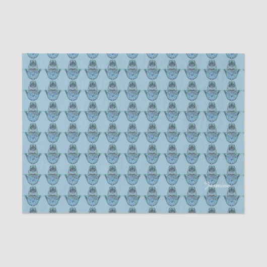 Papier Mousseline Main Mosaic Hamsa (Recto)