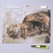 Papier Mousseline Maine Coon (Artisanat)