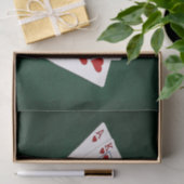 Papier Mousseline Mains de poker - Brosse royale - Coeur (Cadeau)