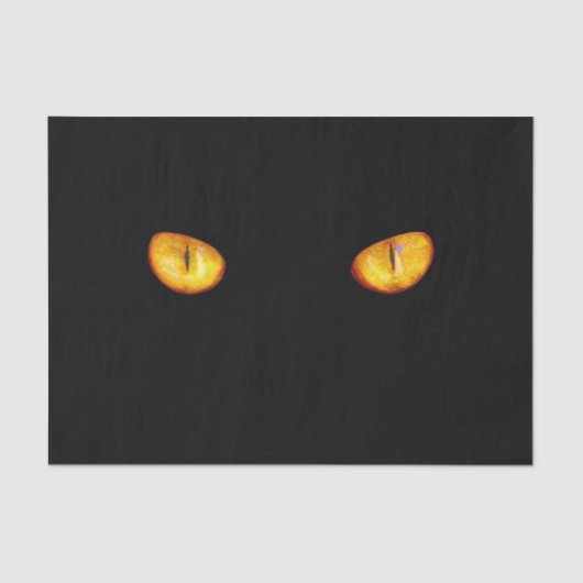 Papier Mousseline Maintenant, il vous voit Chat noir (Recto)