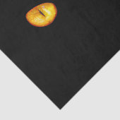 Papier Mousseline Maintenant, il vous voit Chat noir (Détail)