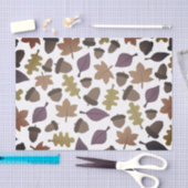 Papier Mousseline Maïs foncé et feuille (Artisanat)