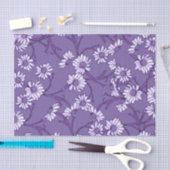 Papier Mousseline Maisées violettes (Artisanat)