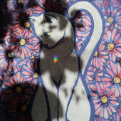 Papier Mousseline Maisies blanches de chats