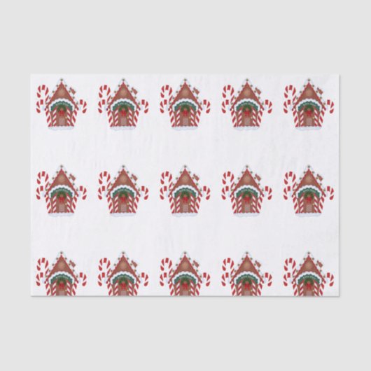 Papier Mousseline Maison de pain d'épices (Recto)