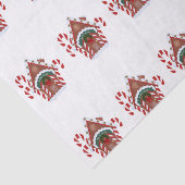 Papier Mousseline Maison de pain d'épices (Détail)