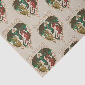 Papier Mousseline Maison du Dragon | Bouclier dragon (Détail)