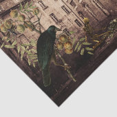 Papier Mousseline Maison hantée de découpage d'Halloween vintage (Détail)