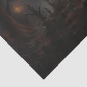 Papier Mousseline Maison hantée d'Halloween effrayante pour découpag (Détail)