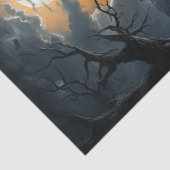 Papier Mousseline Maison Hantée éffrayante Halloween Découpage (Détail)