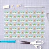Papier Mousseline Maison ouverte de Noël (Artisanat)