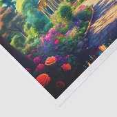 Papier Mousseline Maison victorienne dans les Bois (Détail)