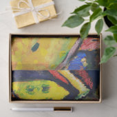 Papier Mousseline Maisons à Murnau, Wassily Kandinsky (Cadeau)