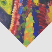 Papier Mousseline Maisons à Murnau, Wassily Kandinsky (Détail)