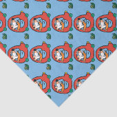 Papier Mousseline Maisy conduit une voiture rouge mignonne (Détail)