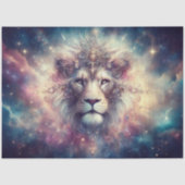 Papier Mousseline Majestic Celestial King Lion Decoupage (Recto)