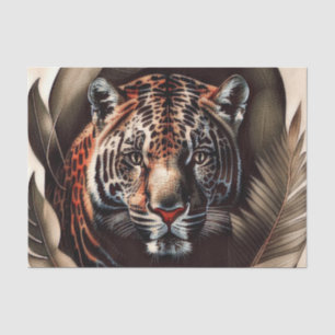 Papier Mousseline Majestic Jaguar - Roi De La Jungle