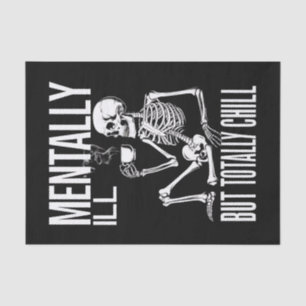 Papier Mousseline Maladie mentale, mais totalement froid Costume Hal