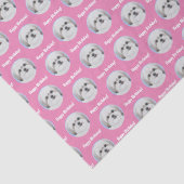 Papier Mousseline Malshi rose (Détail)