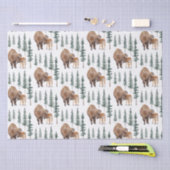 Papier Mousseline Mama Baby Bison (Artisanat)