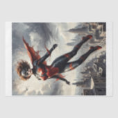 Papier Mousseline Maman de super héros en 1950 BD (Recto)