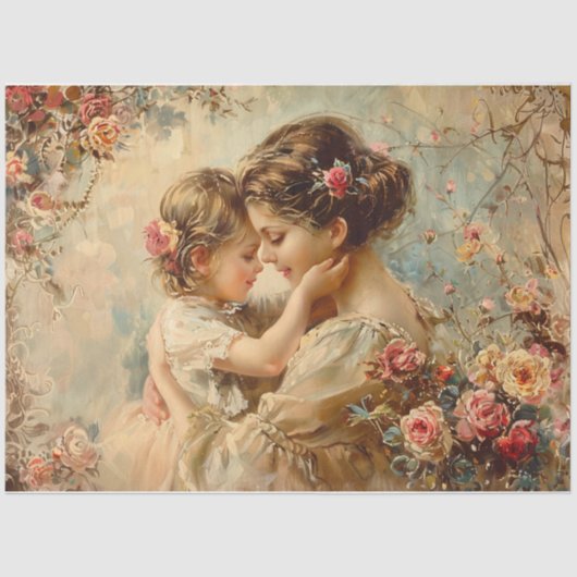 Papier Mousseline Maman et moi (Recto)