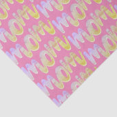 Papier Mousseline Maman tout sur impression (Détail)