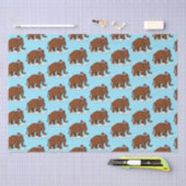 Papier Mousseline Mammoth laine dans un chapeau de Père Noël (Artisanat)