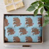 Papier Mousseline Mammoth laine dans un chapeau de Père Noël (Cadeau)