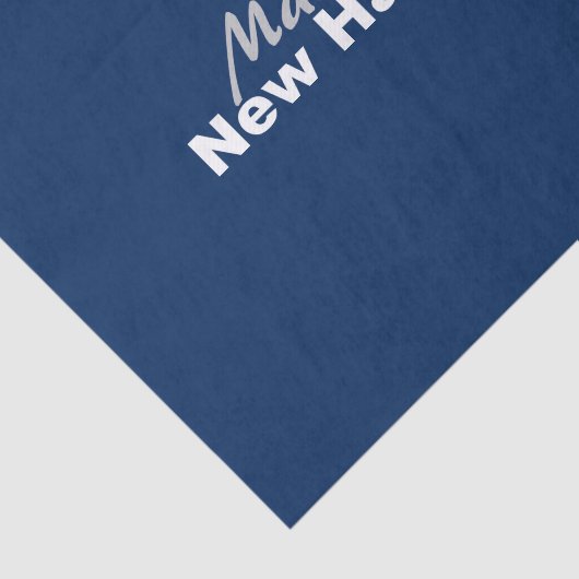 Papier Mousseline Manchester, New Hampshire Tissue Paper (Détail)