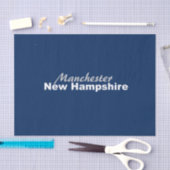 Papier Mousseline Manchester, New Hampshire Tissue Paper (Artisanat)