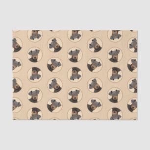 Papier Mousseline Manchester Terrier Peinture Art animal original