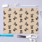 Papier Mousseline Manchester Terrier Peinture Art animal original (Artisanat)