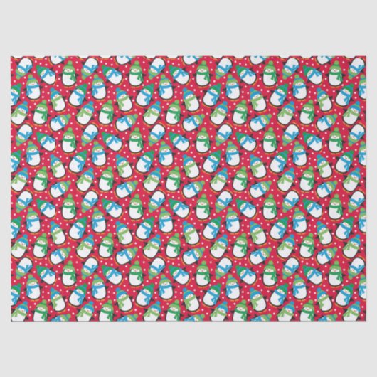 Papier Mousseline Manchot (Recto)