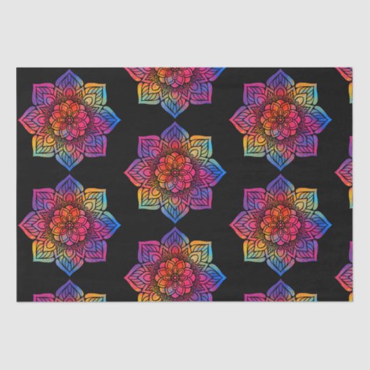 Papier Mousseline Mandala (Recto)