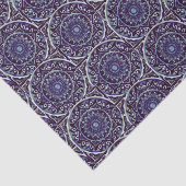 Papier Mousseline Mandala bleu pour le découpage (Détail)