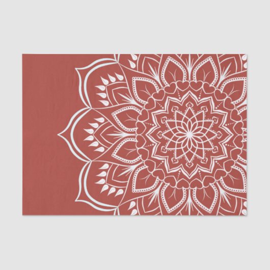 Papier Mousseline Mandala boho bohemian (Recto)