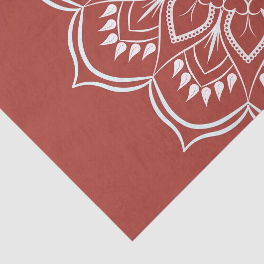 Papier Mousseline Mandala boho bohemian (Détail)