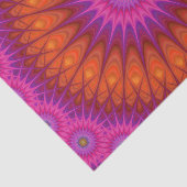 Papier Mousseline Mandala chaud (Détail)