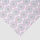 Papier Mousseline mandala coloré (Détail)